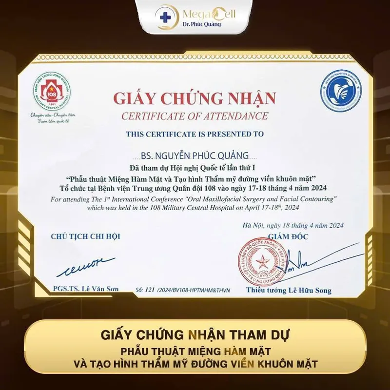 Giấy chứng nhận tham dự